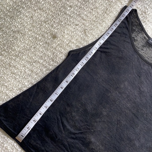 ❤️ BOUTIQUE WOMENS SIZE SMALL BLACK BURNOUT MUSCLE TANK - Picture 10 of 15